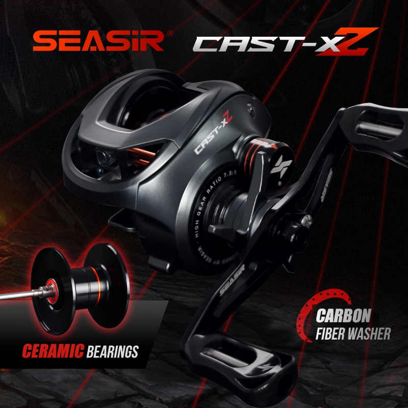 Abu Garcia Reel Max - Carrete de pesca SEASIR Cast X2
