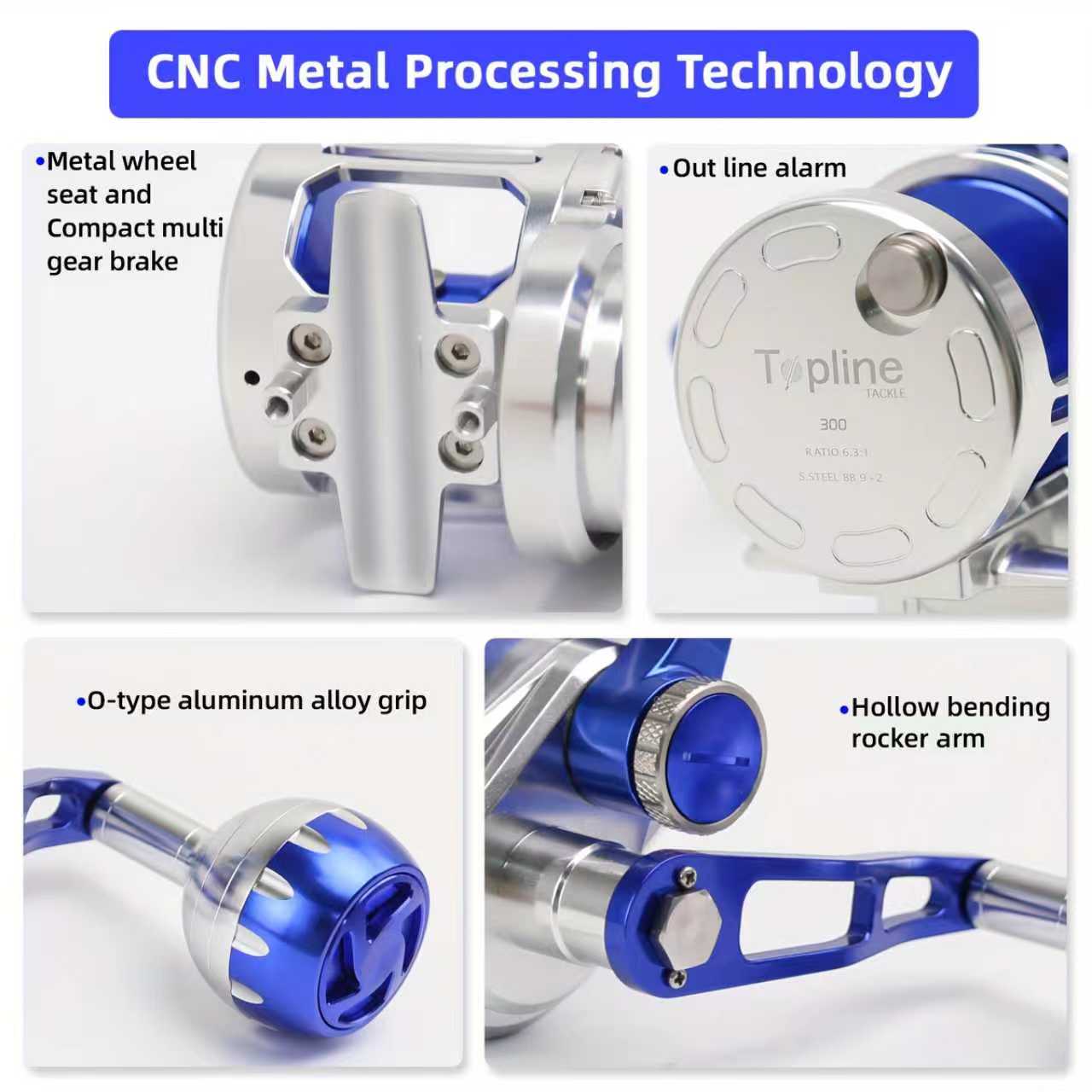 Topline-carrete de pesca Jiggi - Penn Reel Fierce reseña y precio