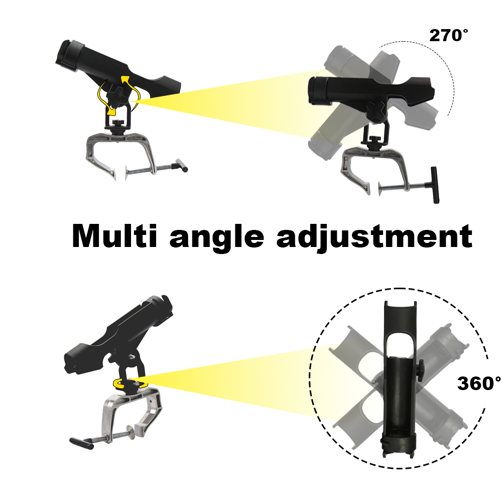 JSFUN-soporte de pesca direcci - Fishing Kayak Rod Holder reseña y precio