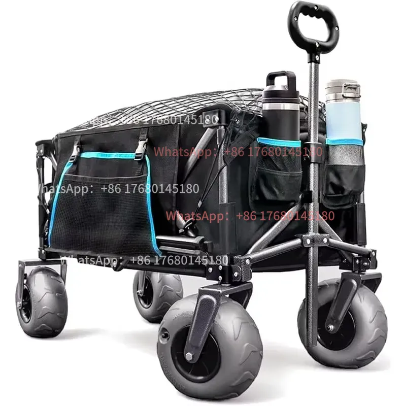 Rueda de balón de arena inflab - Fishing Kayak Cart reseña y precio