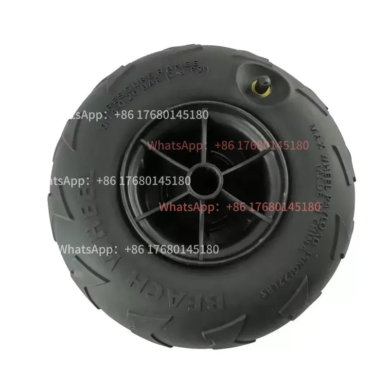 Rueda de balón de arena inflab - Fishing Kayak Cart reseña y precio