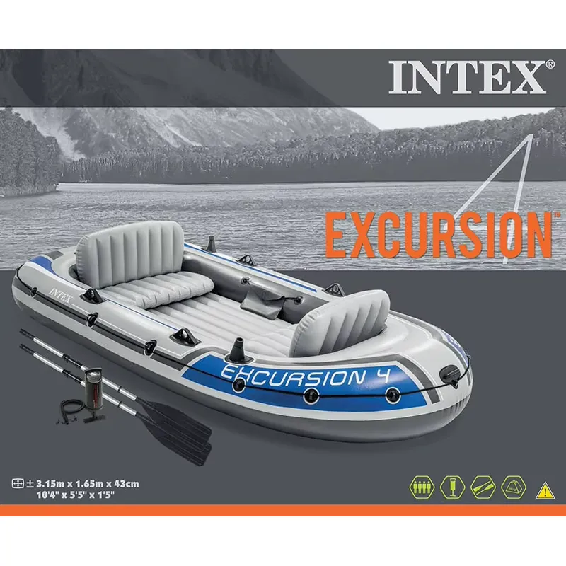 Juego de Bote Inflable INTEX E - Fishing Kayak Paddle reseña y precio