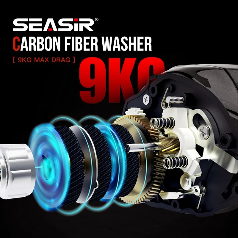Carrete de pesca SEASIR Cast X - Abu Garcia Reel Max reseña y precio